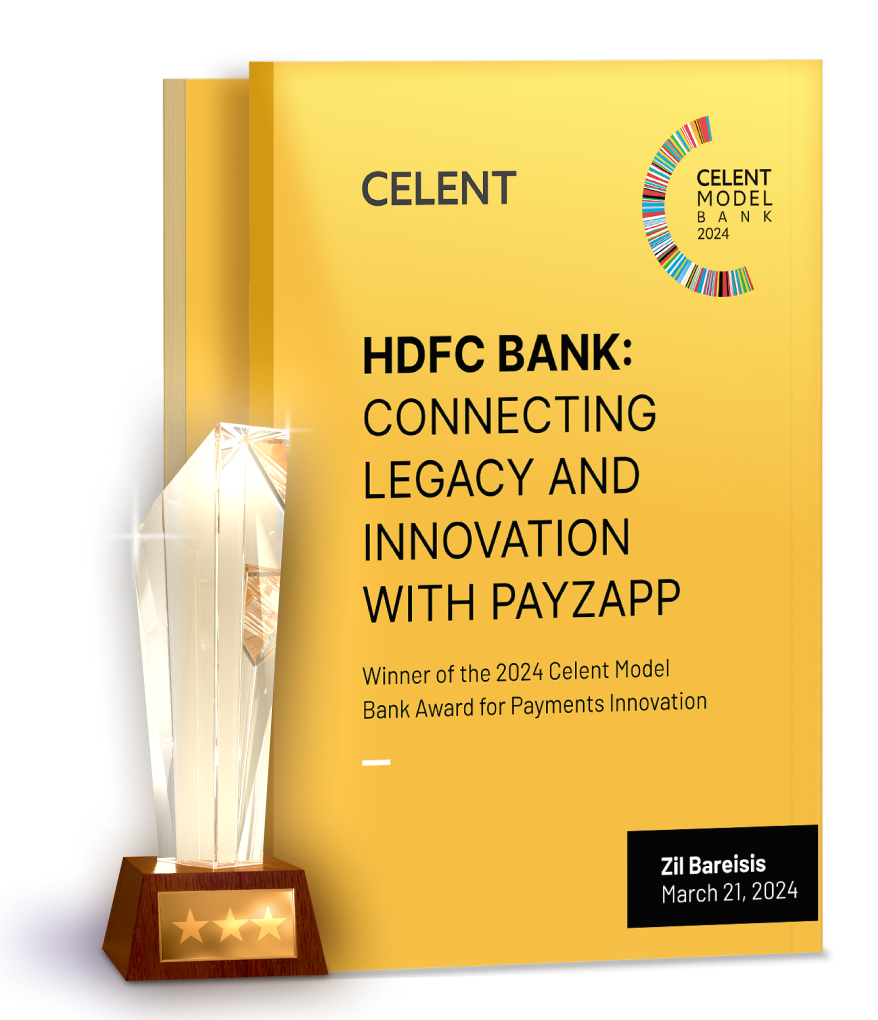 The image highlights the case study report of an award-winning HDFC's PayZapp payment experience platform powered by Zeta technology stack