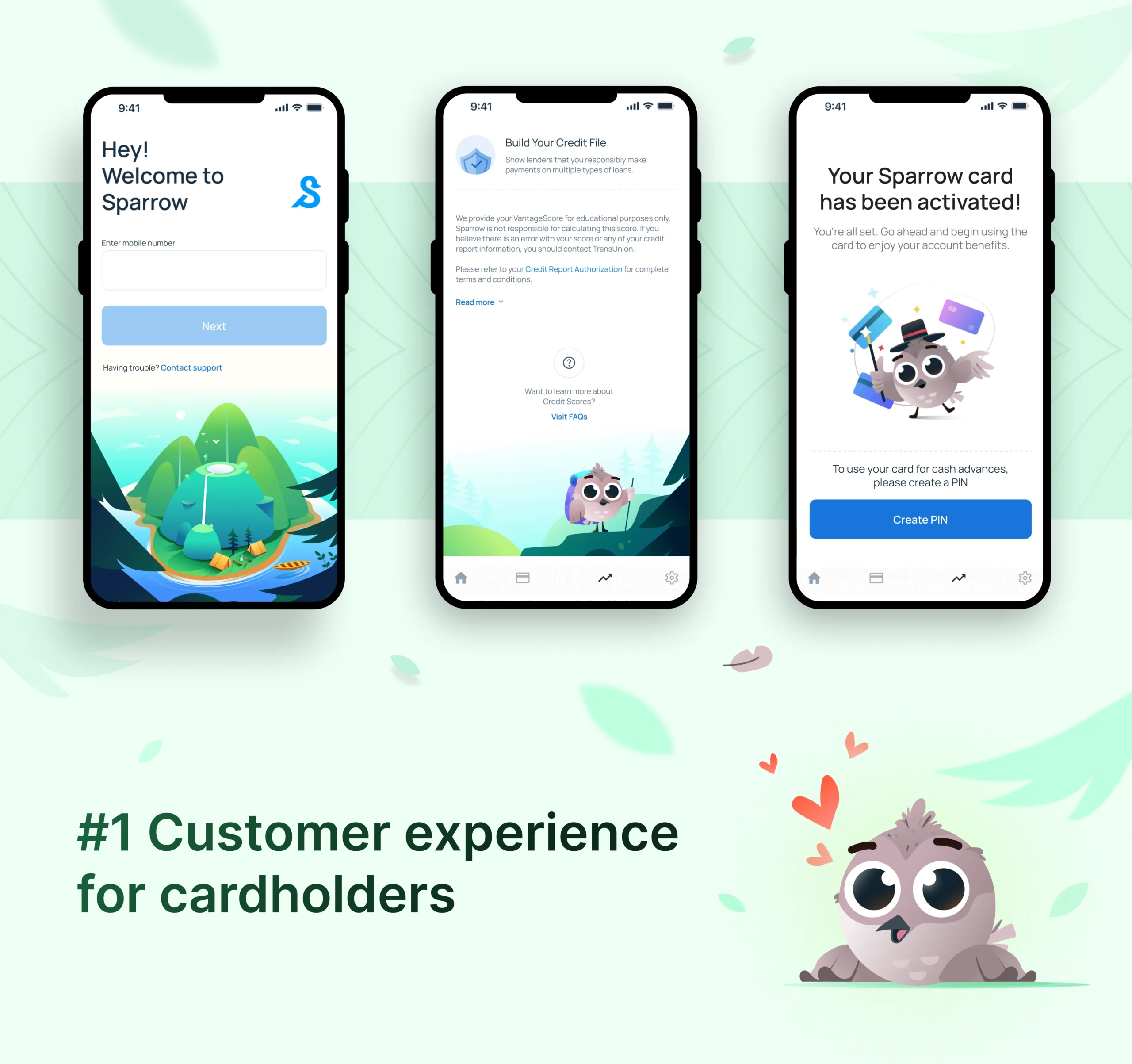 Sparrow Card Customer Experience