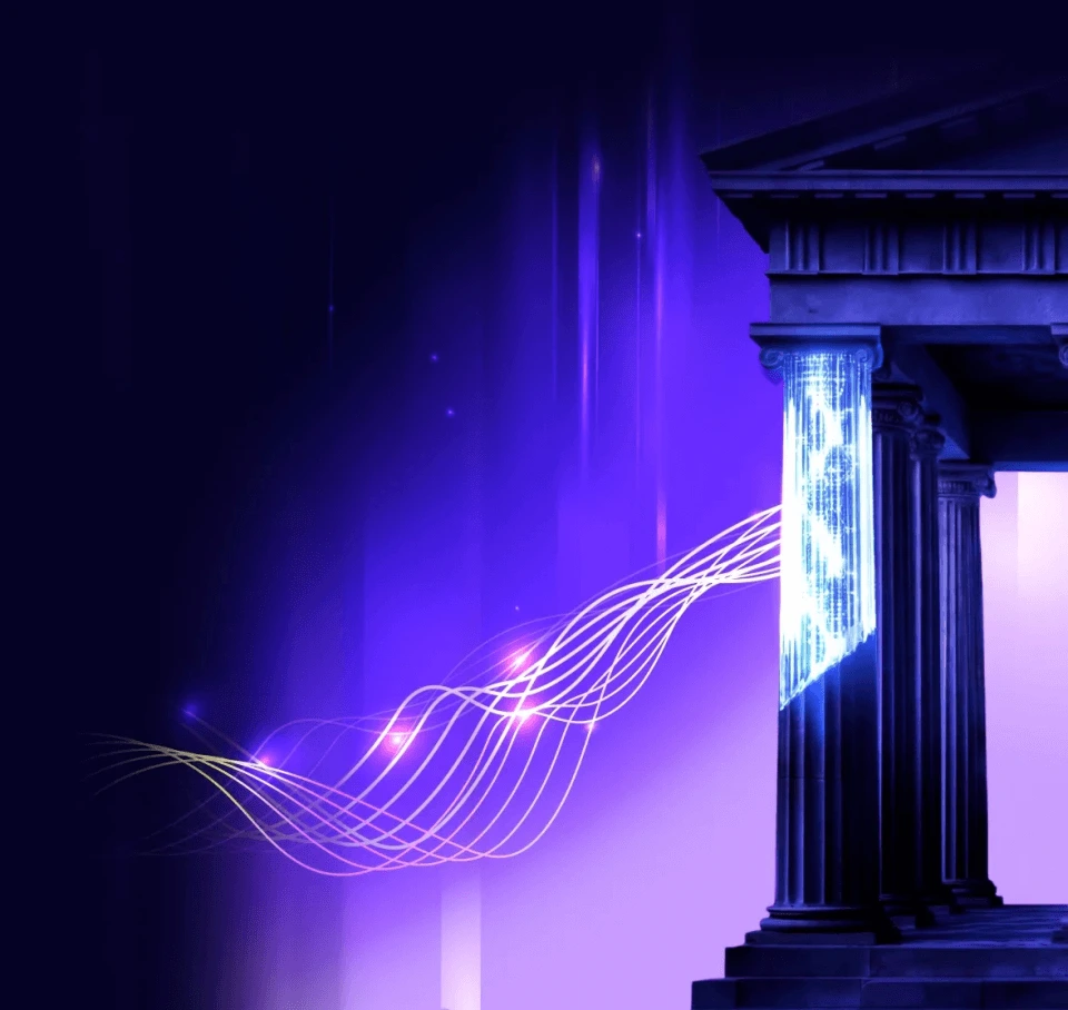 The image features a payment card with blue motion streaks, symbolizing speed, innovation, and digital transformation, highlighting Zeta’s next-gen banking solutions at CBA Live 2026.